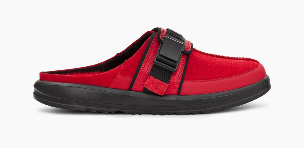 Ugg Slide Mens - Ugg Kick It Red - 239XFMKWC